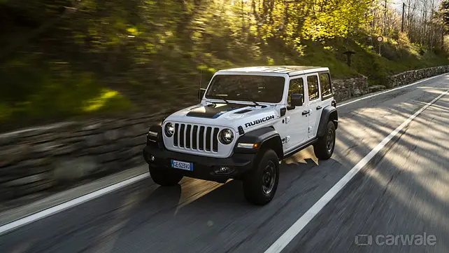 European-spec Jeep Wrangler 4xe hybrid revealed - CarWale