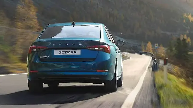 Skoda New Octavia Rear View Skoda New Octavia Rear View