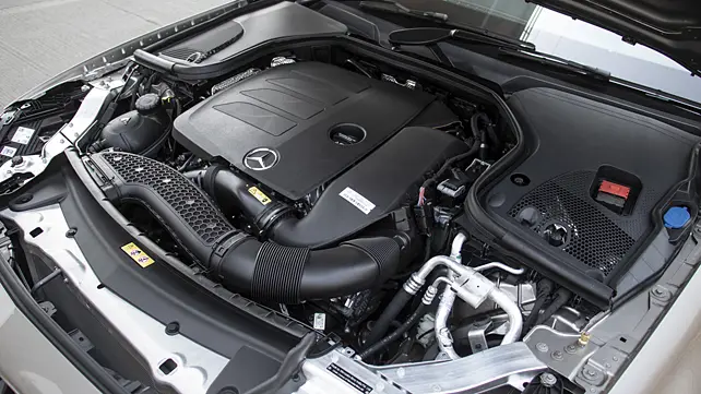 Mercedes-Benz E-Class Engine Shot