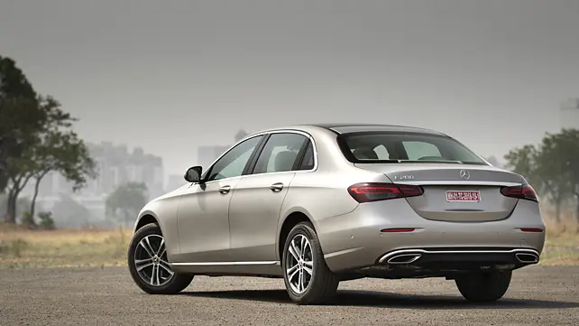 Mercedes-Benz E-Class Left Rear Three Quarter Mercedes-Benz E-Class Left Rear Three Quarter