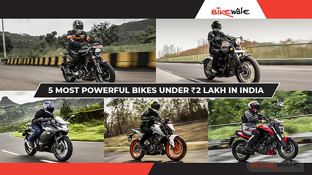 5 Most Powerful Bikes Under Rs 2 Lakh In India Bikewale