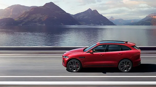 Jaguar F-Pace, вид слева