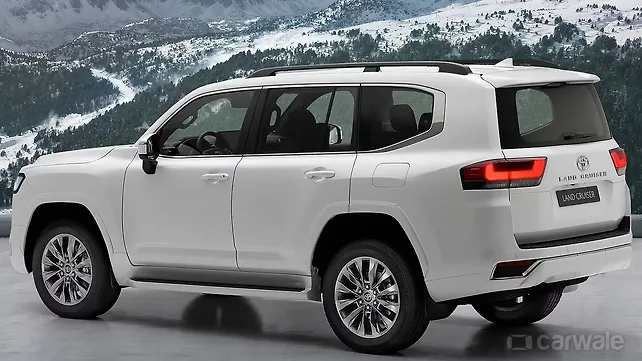 Toyota Land Cruiser Левая Задняя Три Четверти Toyota Land Cruiser Левая Задняя Три Четверти