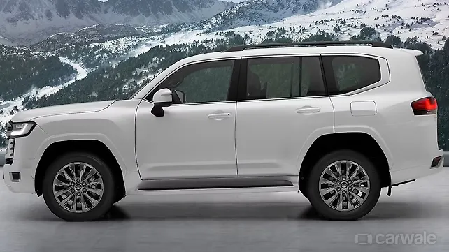 Toyota Land Cruiser вид справа Toyota Land Cruiser вид справа