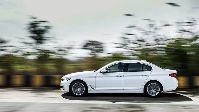 BMW 5 Series Facelift Left Side View