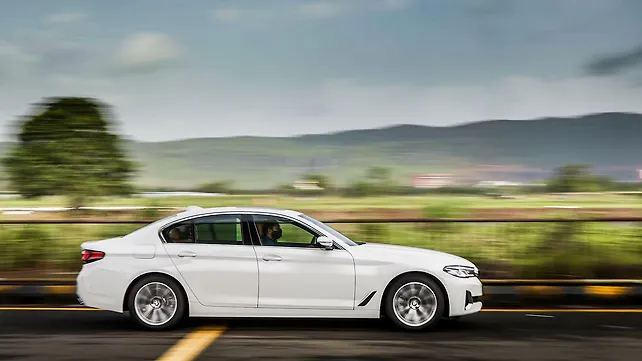 BMW 5 Series Facelift Right Side View