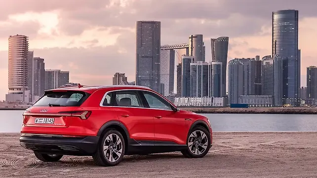 Audi e-tron Right Rear Three Quarter Audi e-tron Right Rear Three Quarter