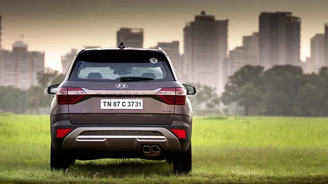 Hyundai Alcazar Rear View Hyundai Alcazar Rear View