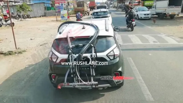 Tata Nexon Rear View Tata Nexon Rear View