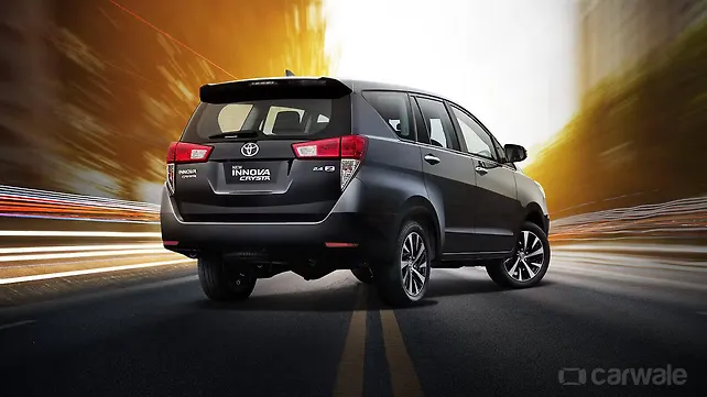 Toyota Innova Crysta Rear right Three quarters Toyota Innova Crysta Rear right Three quarters