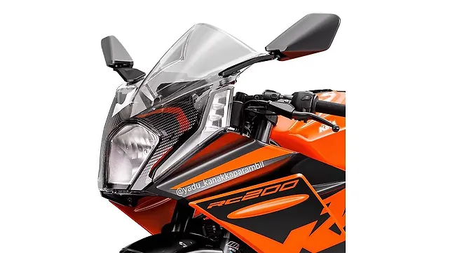 KTM RC 200 Head Light KTM RC 200 Head Light