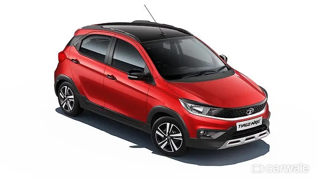 Tata Tiago NRG BS6 Right facade Three quarters Tata Tiago NRG BS6 Right facade Three quarters