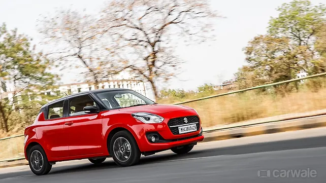 Maruti Suzuki Swift Right In Front Of The Three Quarters Maruti Suzuki Swift Right In Front Of The Three Quarters