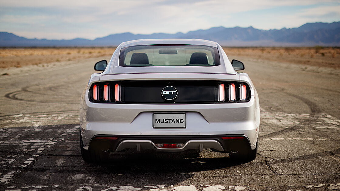 Mustang Rear View Image Mustang Photos In India Carwale