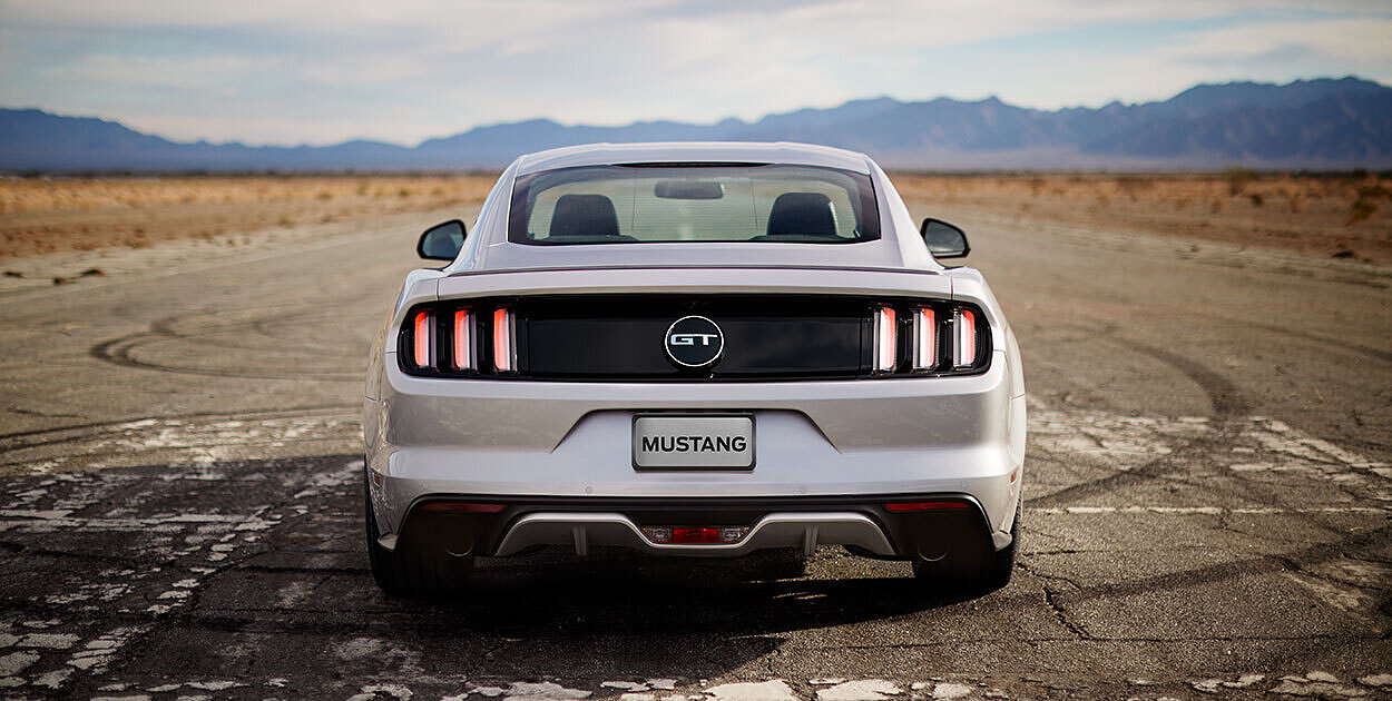 Mustang Rear View Image Mustang Photos In India Carwale