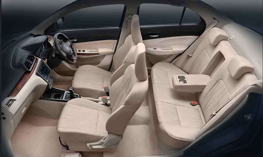 Best India Cars Maruti Dzire Interior Images