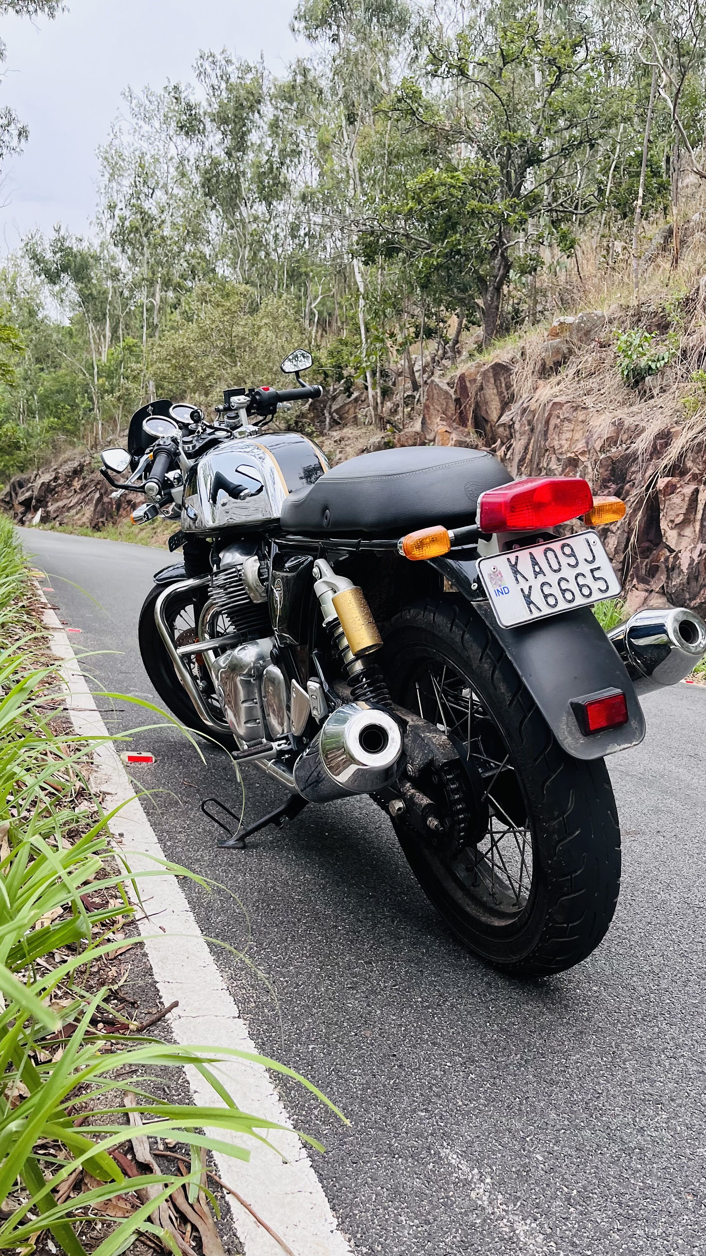 Continental gt 650 discount price on road