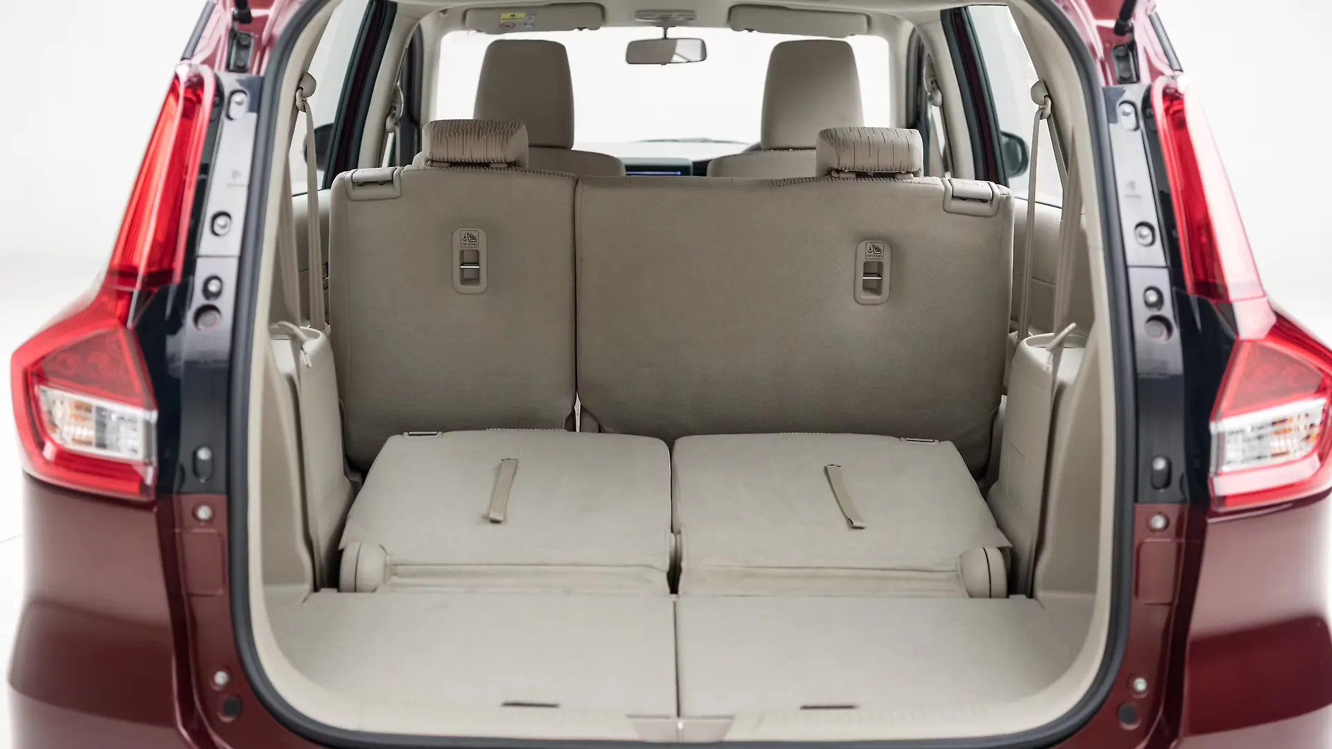 Ertiga Bootspace Rear Seat Folded Image, Ertiga Photos in India CarWale