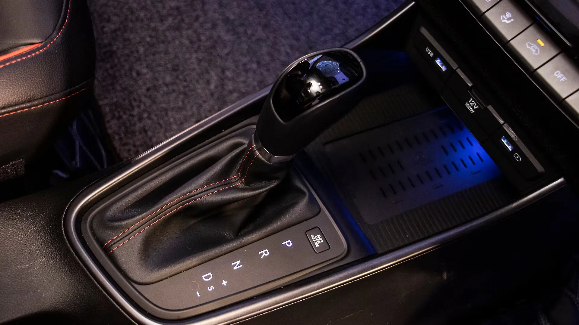 Gear Stick Gaiter For Hyundai I20 2008-2014 Genuine Leather White Stitching | UK - View #8