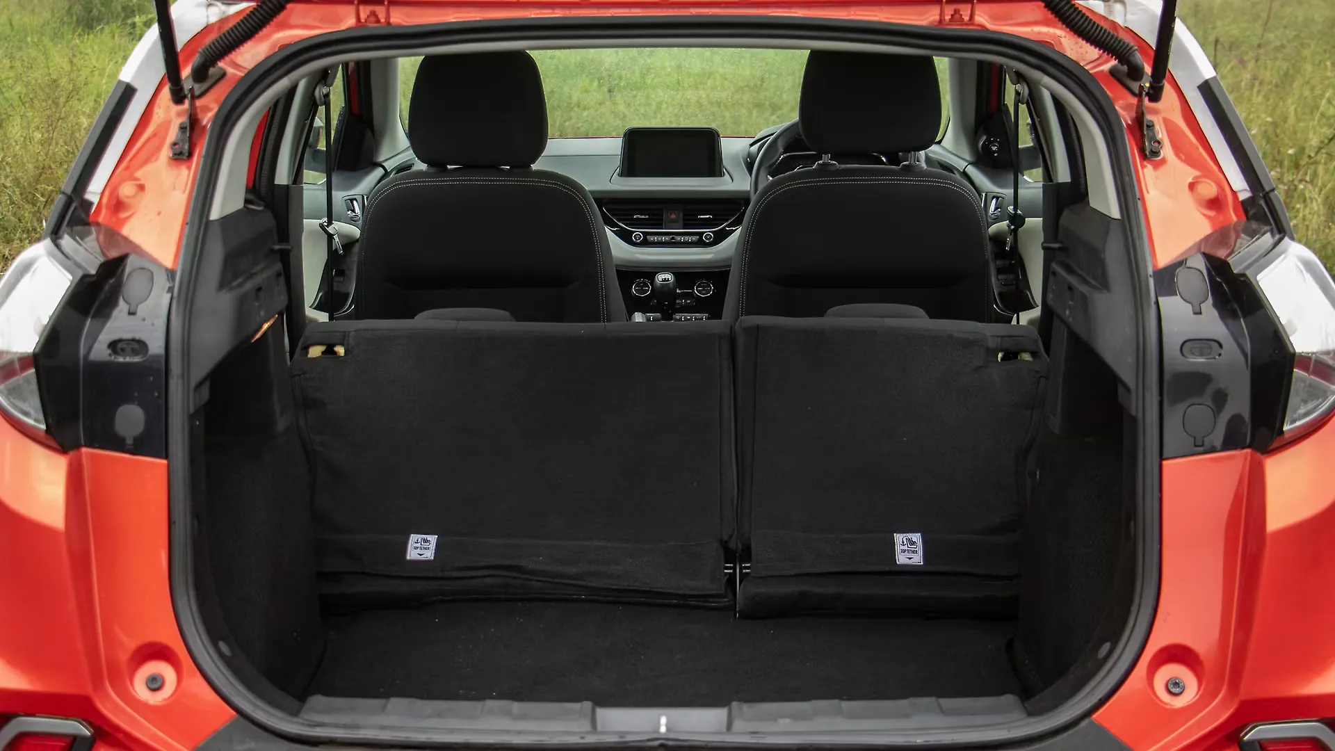 Nexon Bootspace Rear Seat Folded Image, Nexon Photos in India CarWale
