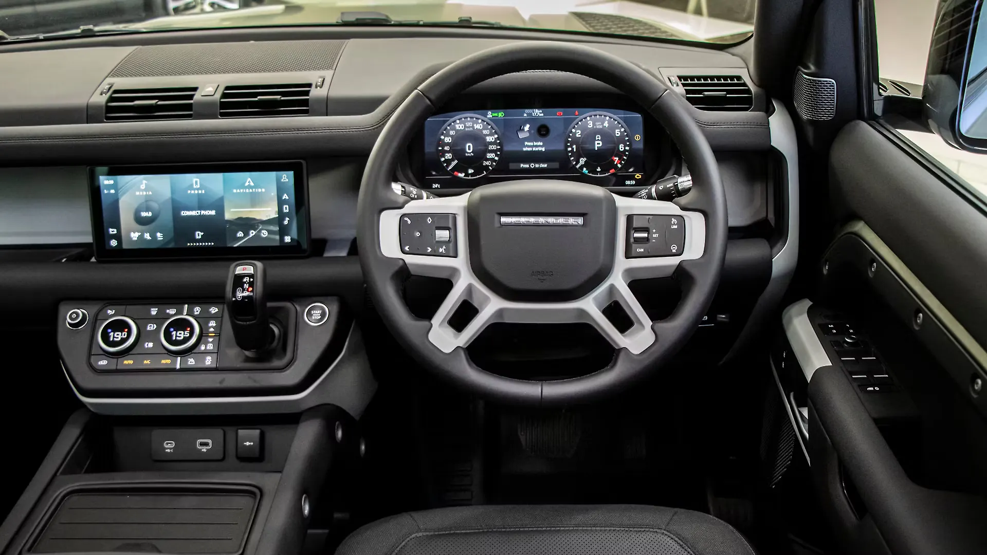 defender puma steering wheel