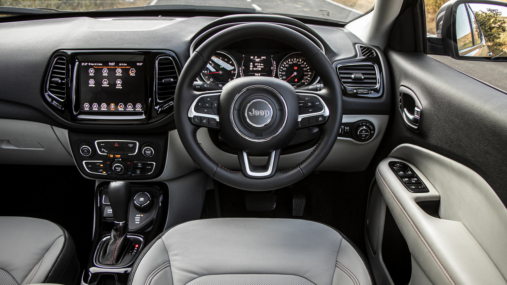 2020 jeep compass steering wheel controls