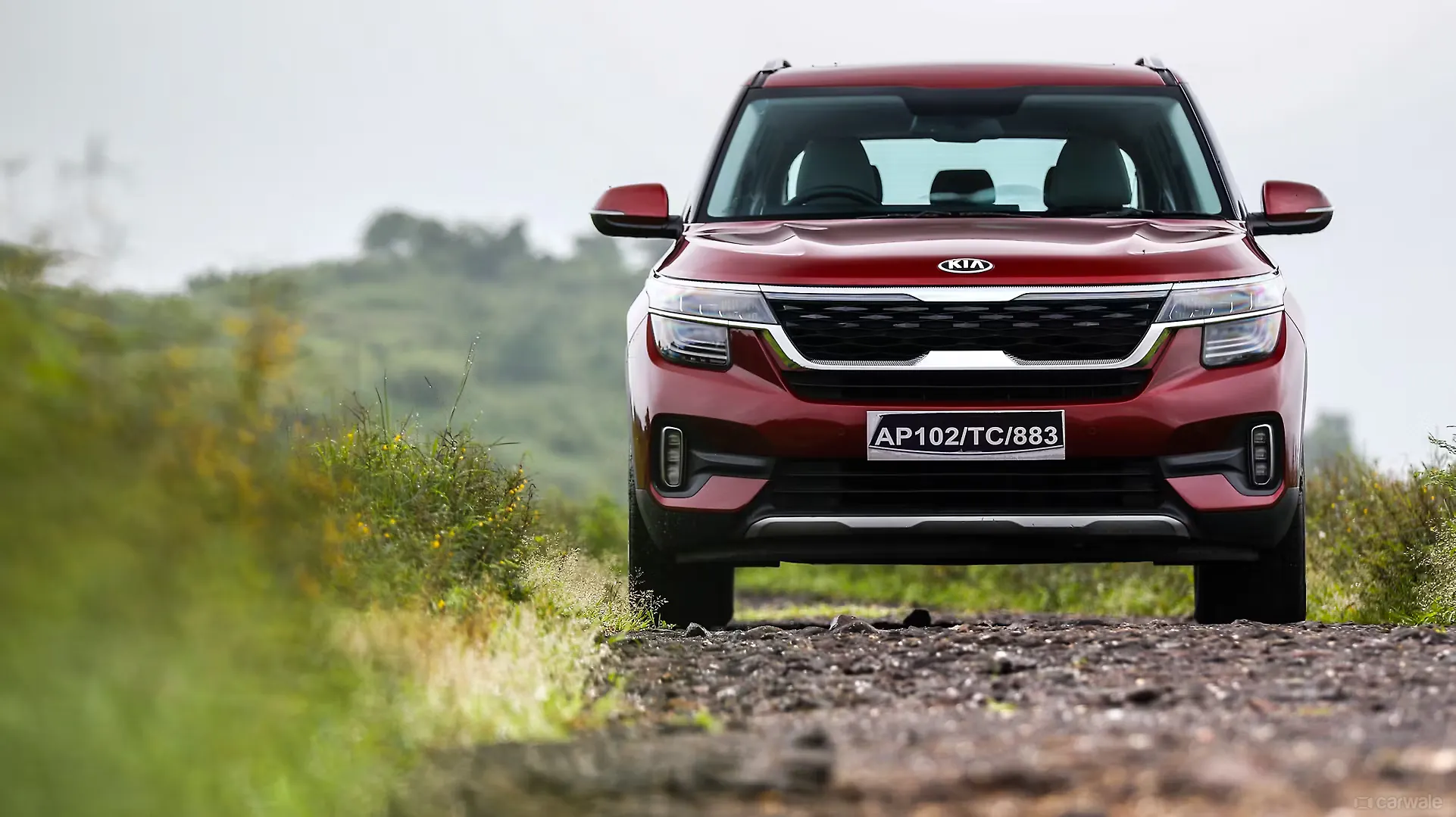 Seltos Front View Image, Seltos Photos in India CarWale