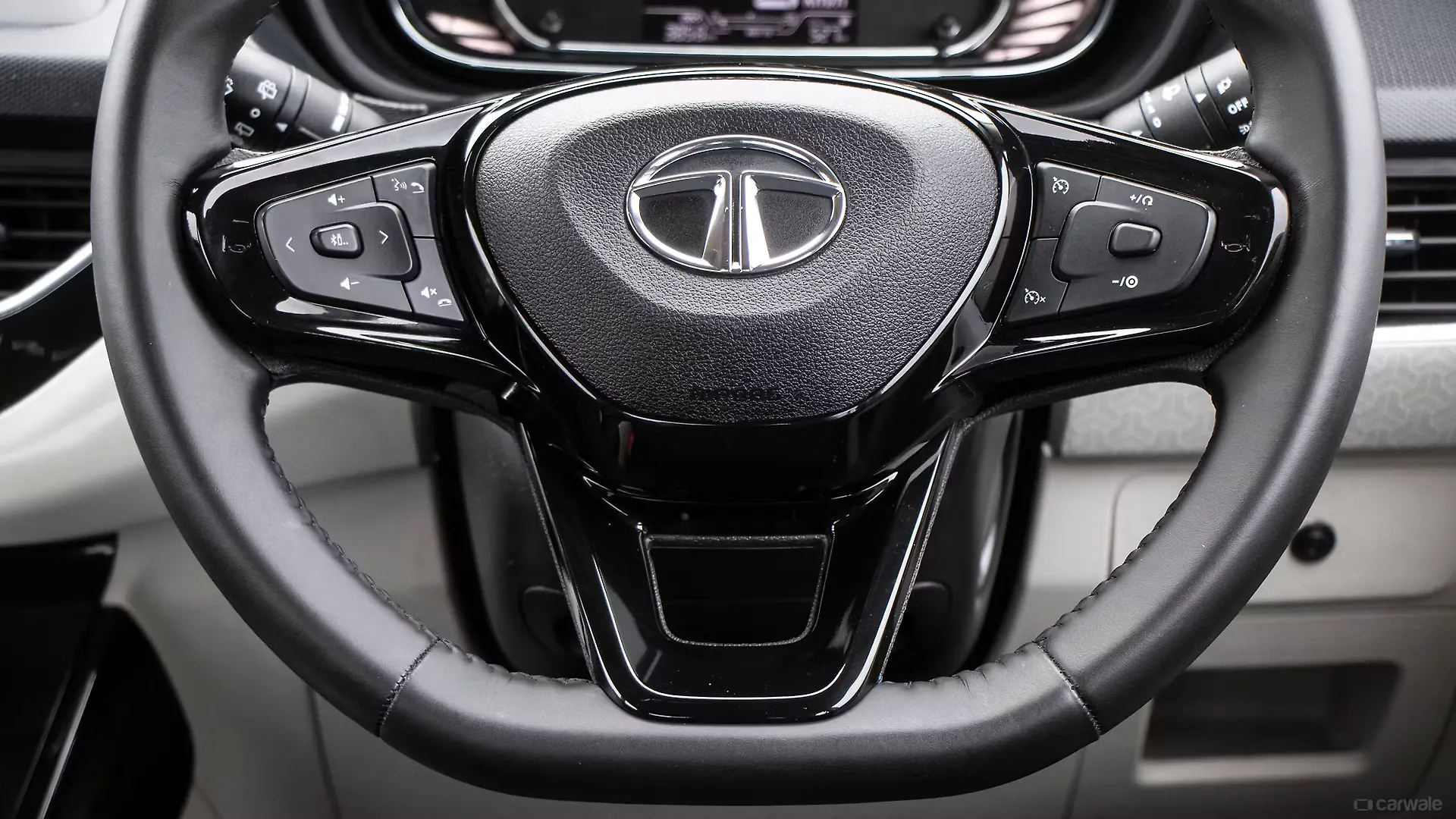 Nexon Steering Wheel Image Nexon Photos In India CarWale nexon-rear-seats-image-nexon-photos-in-india-carwale