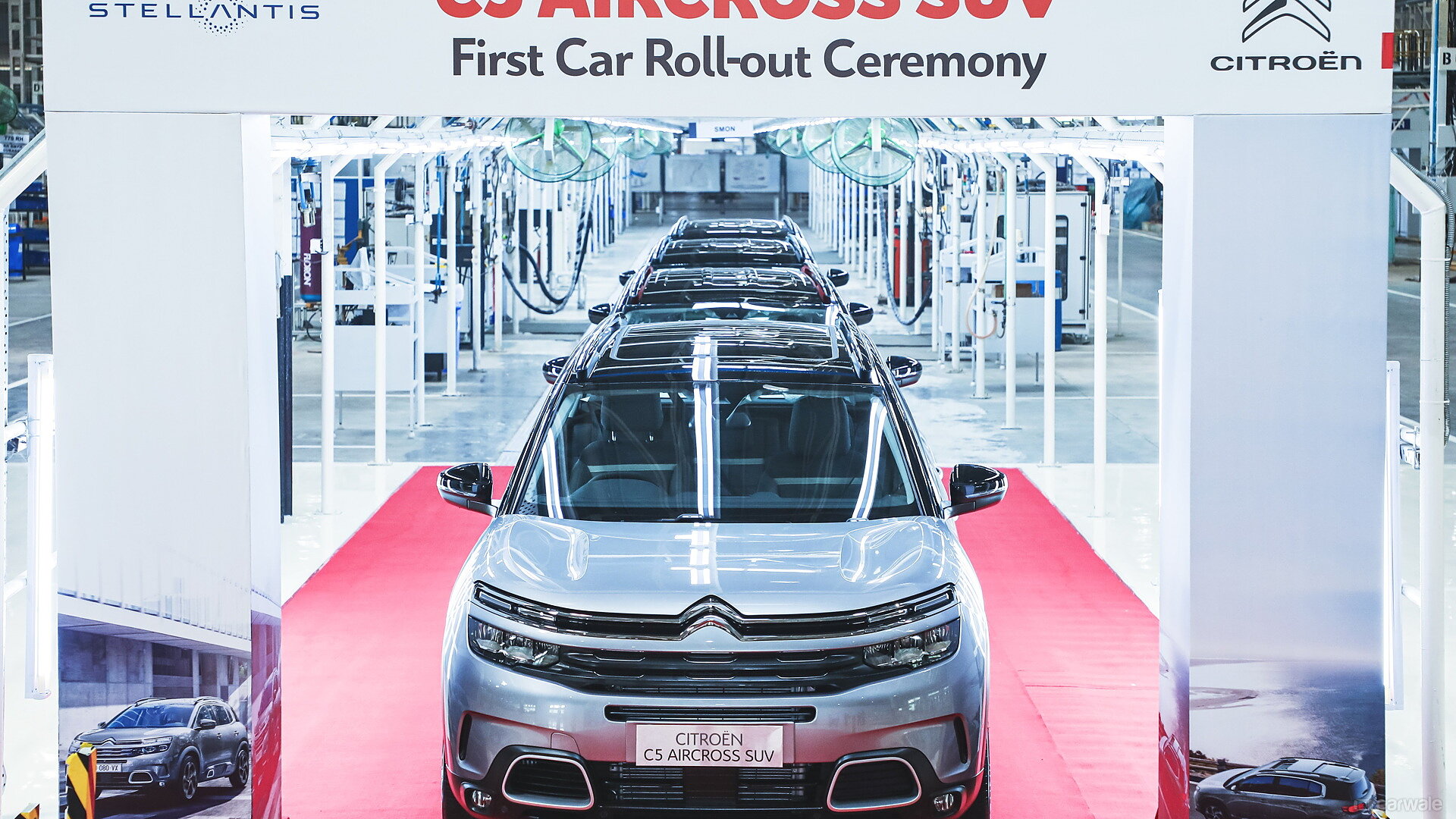 Citroen C5 Aircross Production Begins; First Unit Rolls Out Of The Production Line - Carwale