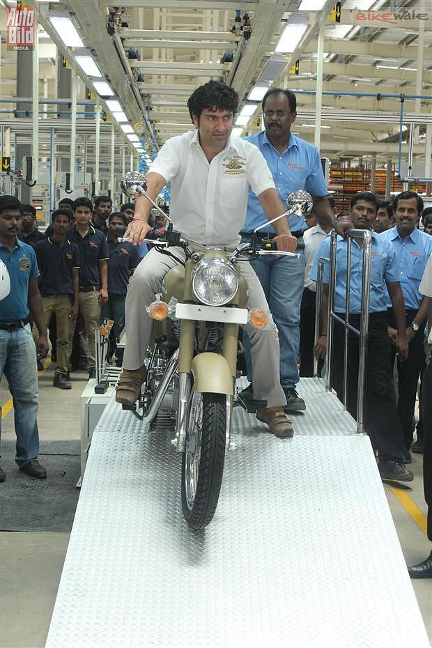 Royal enfield shop company oragadam