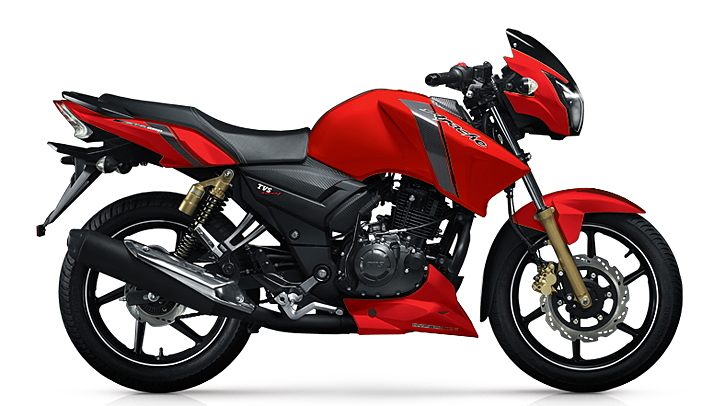 Tvs Apache Rtr 160 Matte Red Colour Apache Rtr 160 Colours In India Bikewale