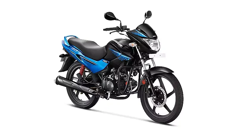 hero glamour bike blue colour