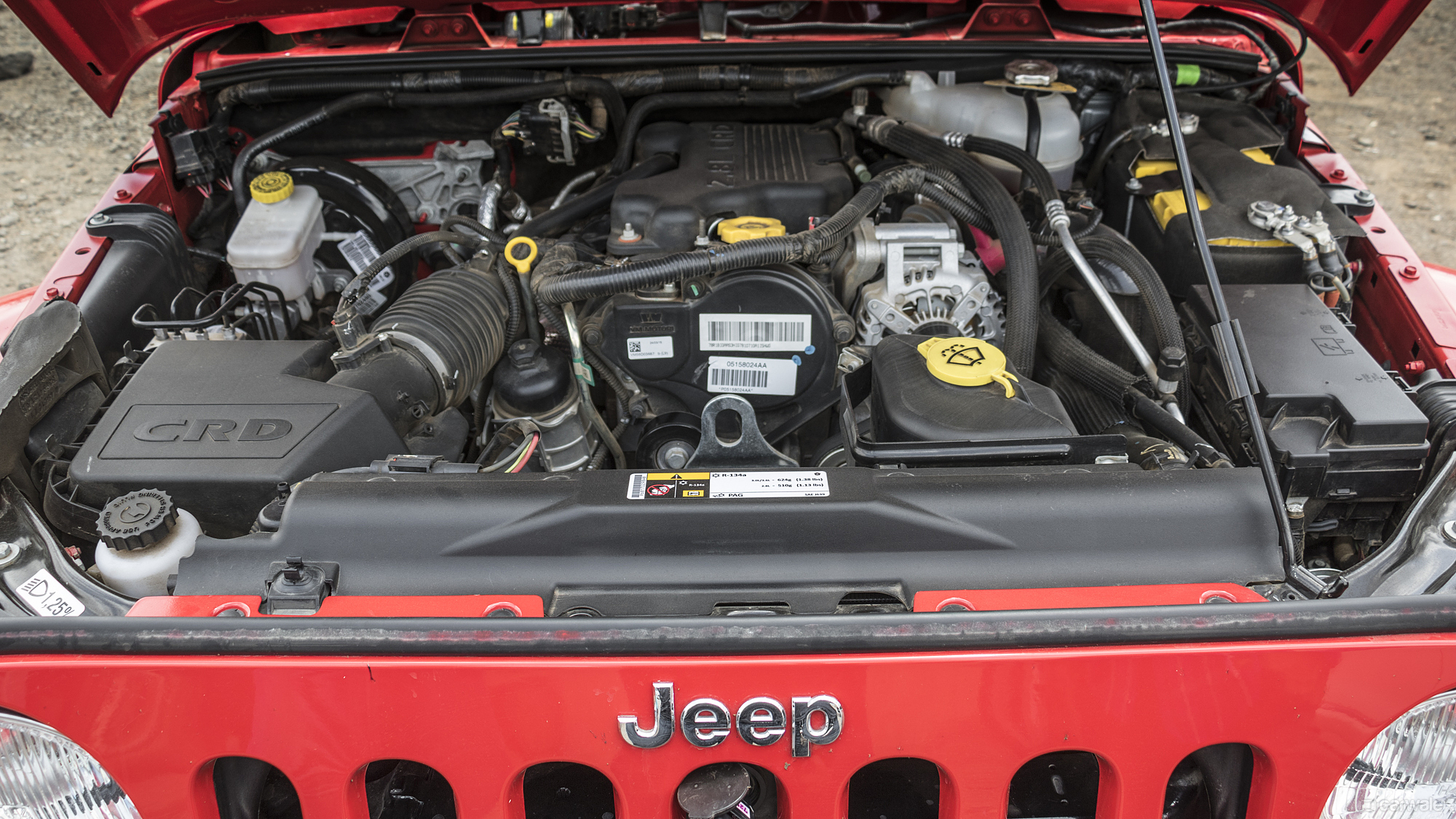 Jeep Wrangler Photo, Engine Bay Image CarWale