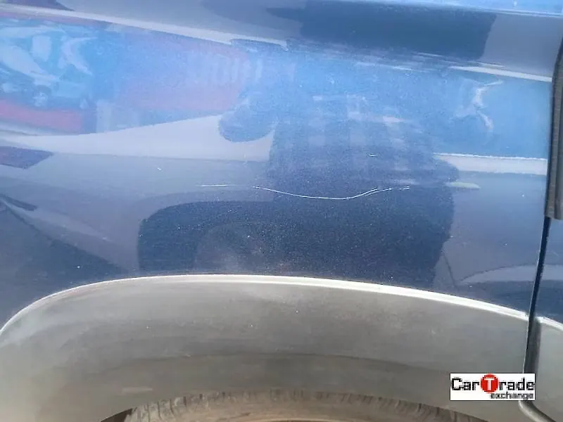 Scratches on the right quarter panel