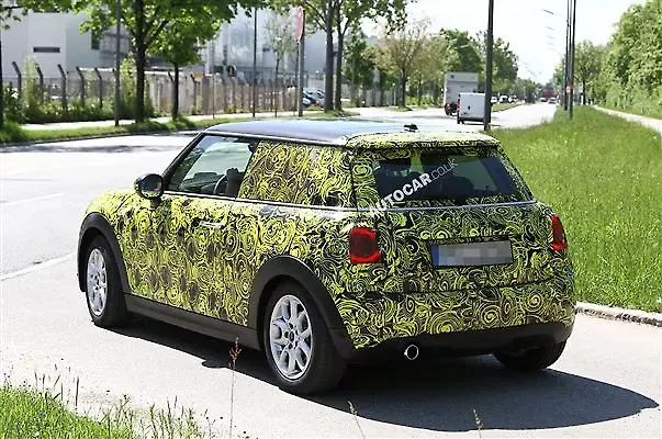 Mini One 2014 Rear 2014 Mini hatchback spied testing - CarWale