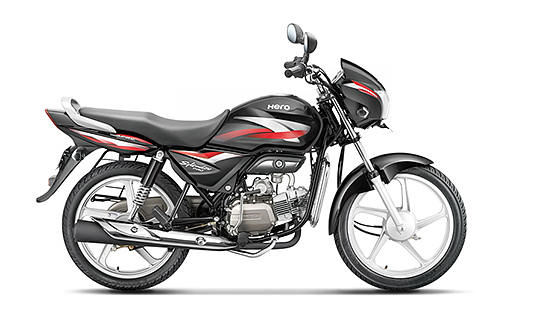 hero splendor pro black colour price