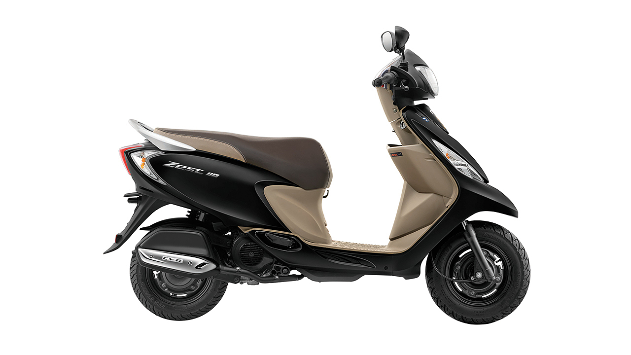 price tvs scooty zest 110 black