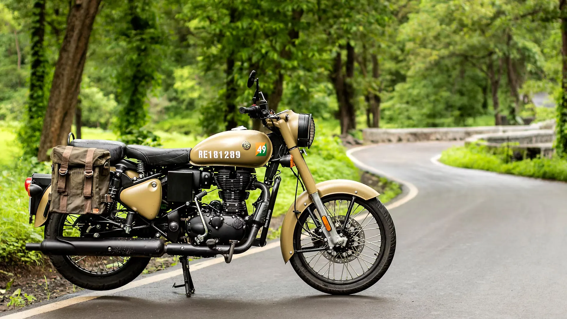 classic 350 pure black on road price