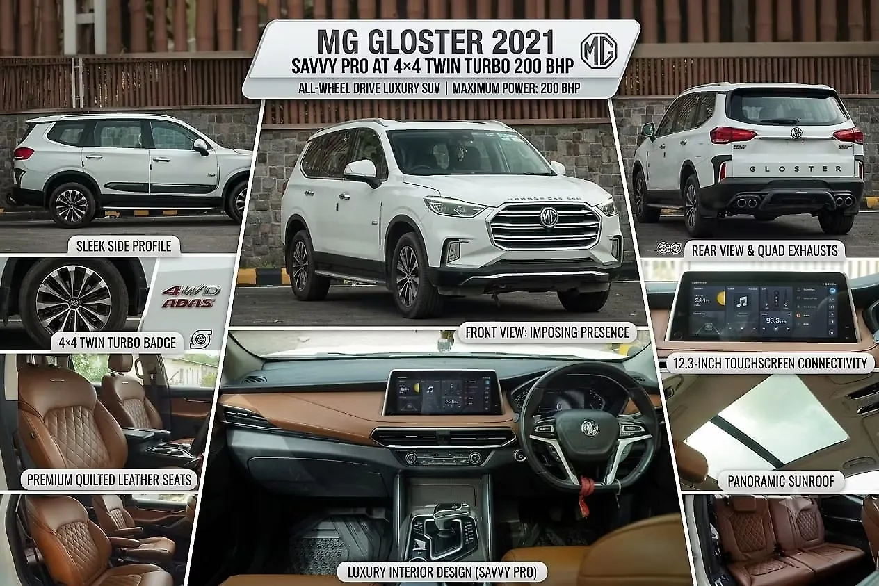2021 MG Gloster Savvy 7 STR 2.0 Twin Turbo 4WD