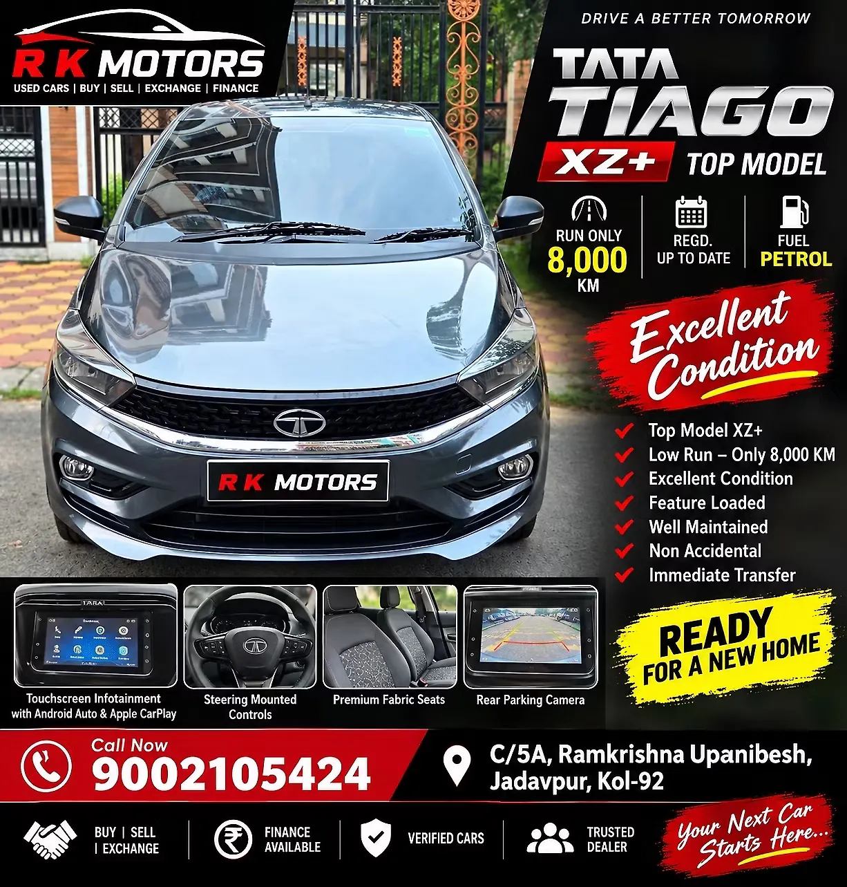 2021 Tata Old Generation Tiago 2020 XZA Plus [2020-2023]