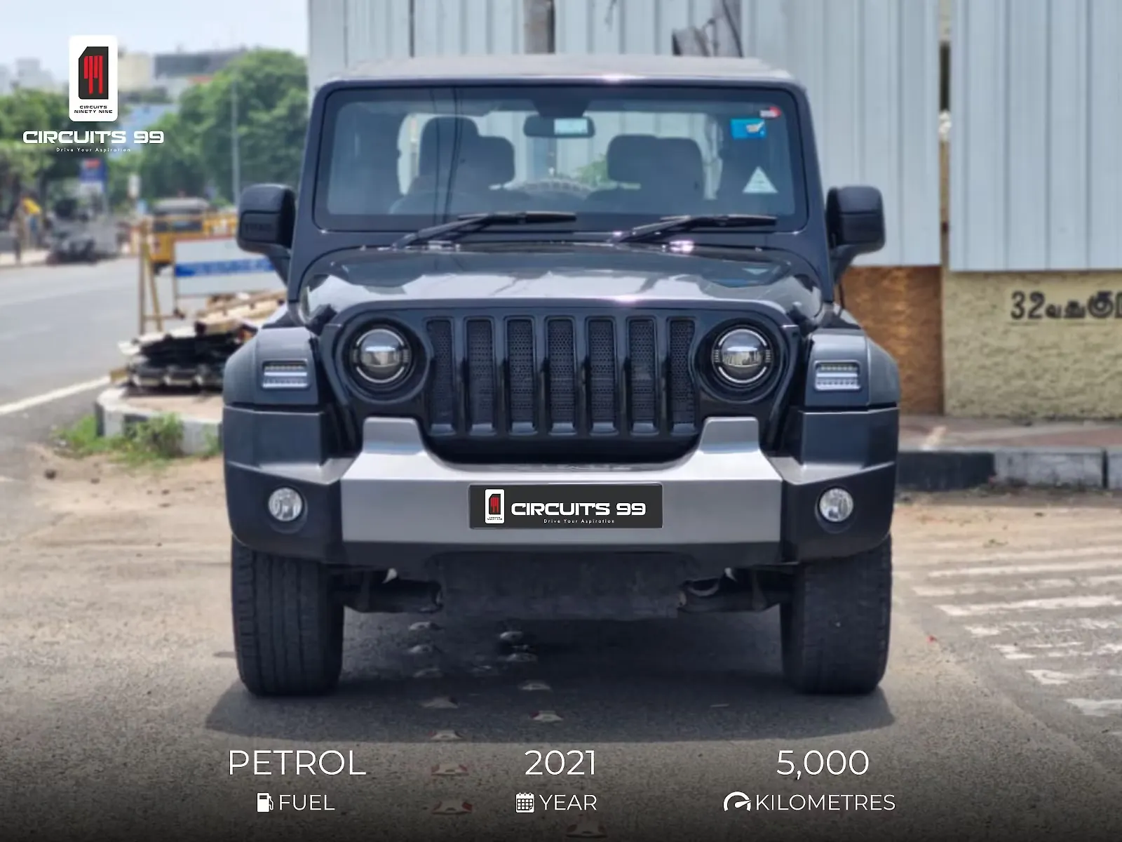 2021 Mahindra Thar LX Convertible Top Petrol AT 4WD