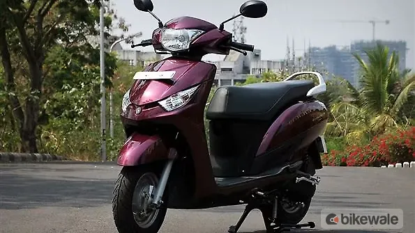 Yamaha Alpha Front Three-Quarter Image – BikeWale