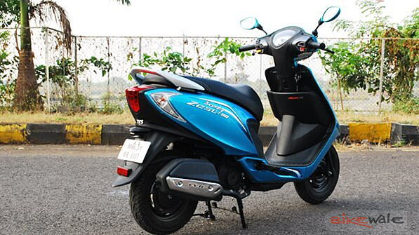 TVS Scooty Zest 110 Front Image – BikeWale