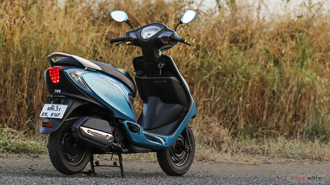 Tvs Scooty Zest 110 Side Image – Bikewale