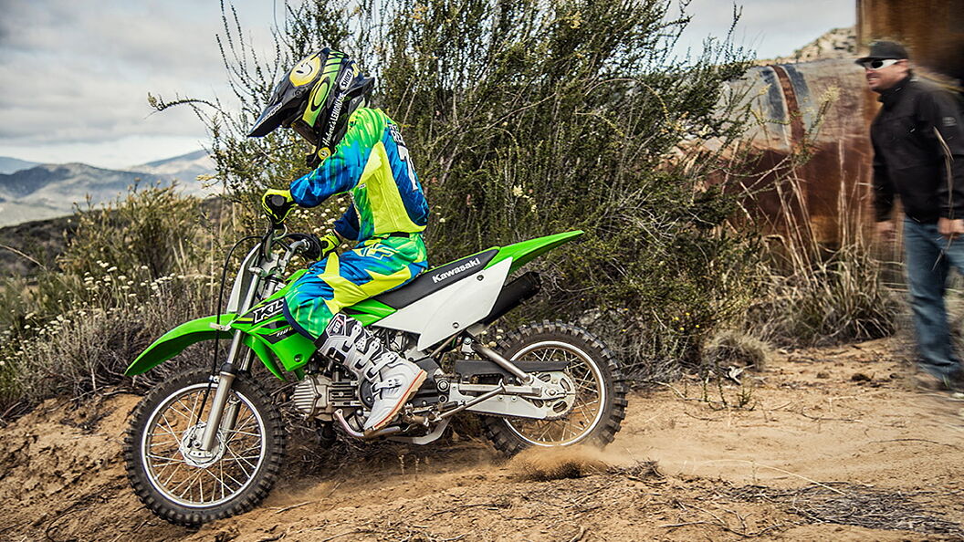 Kawasaki KLX 110 Action Image – BikeWale