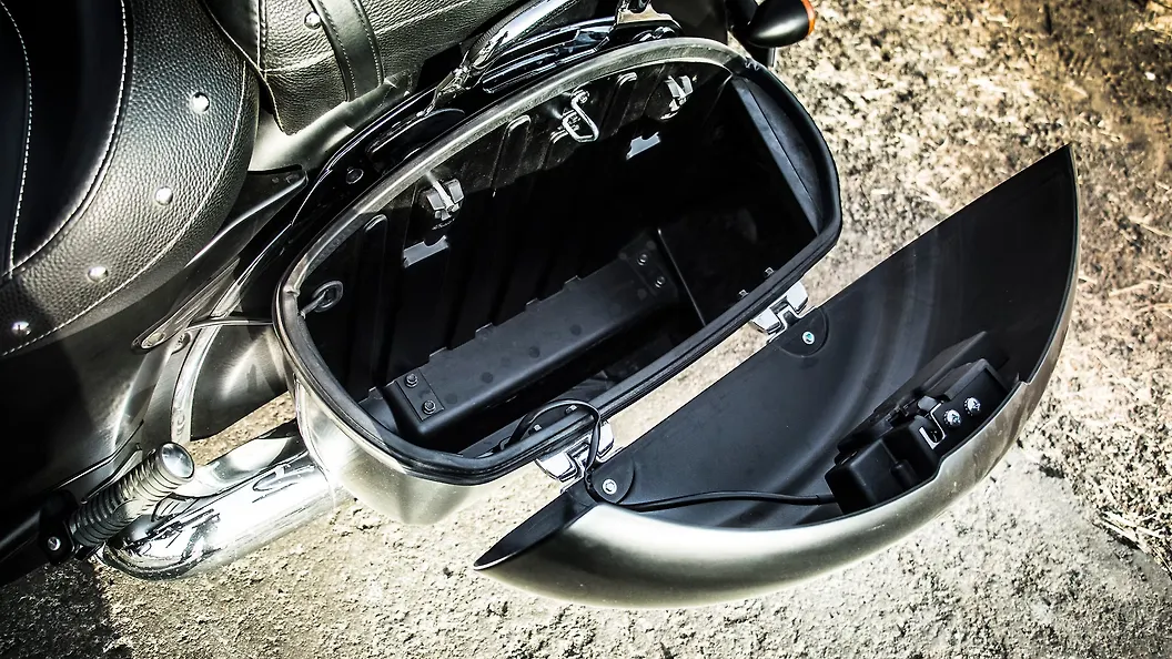 Release Tour Pack Rack Bracket For Indian Chief/Chieftain/Dark Horse 2014-2018 - Black Steel