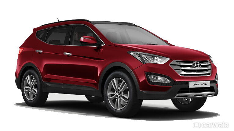 Discontinued Hyundai Santa Fe 2014 Right Front Three Quarter