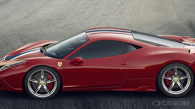 Ferrari 458 Left Side View