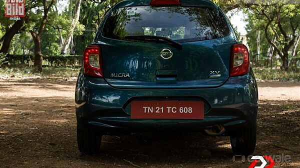 Discontinued Nissan Micra 2013 Rear View