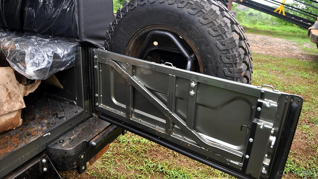 Discontinued Mahindra Thar 2012 Boot Space